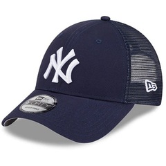 Boné Unissex New Era 9FORTY Trucker New York Yankees - Aba Curva - Foto 1