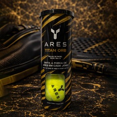 Bolas de Padel Ares Titan Orb Tubo c/ 3 unidades - Foto 3