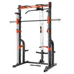 Half Rack Smith Barra Guiada Yangfit com Polias e Landmine - Foto 1
