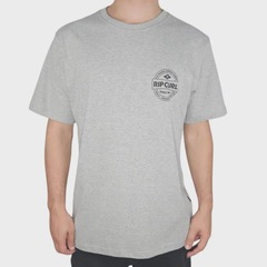 Camiseta Rip Curl Staple Grey Marle - Masculina - Foto 1