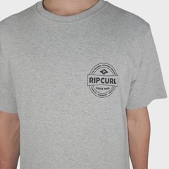 Camiseta Rip Curl Staple Grey Marle - Masculina - Foto 2