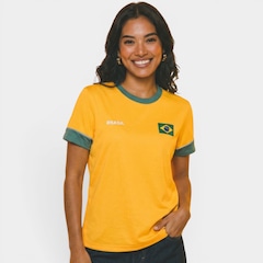 Camiseta do Brasil Saga Braziline - Feminina - Foto 2