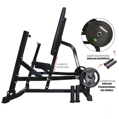 Supino Vertical Reto Yangfit Máquina Articulada Chest Press - Foto 3