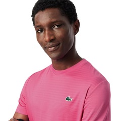 Camiseta Lacoste Ultra Dry Stretch Jacquard - Masculina - Foto 2