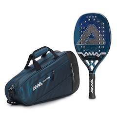 Raquete de Beach Tennis Ama Sport Proteo 3K 2026 - Adulto - Foto 9