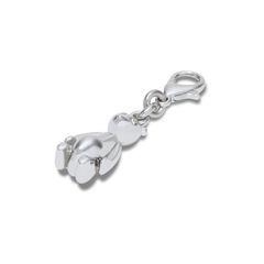 Jibbitz™ Crocs Pingente de Urso de Prata - Foto 2