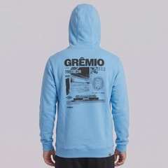 Blusão Moletom do Grêmio Viagem 2025 Umbro Masculino - Foto 3
