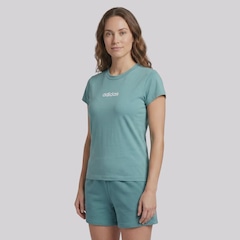 Camiseta adidas Linear SJ Feminina - Foto 2