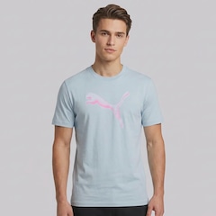 Camiseta Puma Graphic Cat Logo Masculina - Foto 1