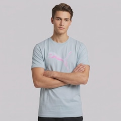 Camiseta Puma Graphic Cat Logo Masculina - Foto 2