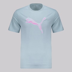 Camiseta Puma Graphic Cat Logo Masculina - Foto 4