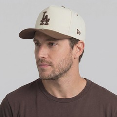 Boné Aba Reta New Era MLB Los Angeles Dodgers 2Tone Unissex - Foto 5