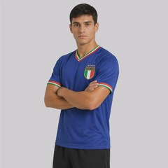 Camisa Itália Azzurra 9 Retegui FutFanatics Masculina - Foto 4