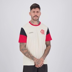 Camisa Flamengo Clamor Bege 10 De Arrascaeta FutFanatics Masculina - Foto 3