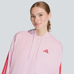 Jaqueta adidas 3 Stripes com Capuz Feminina - Foto 6