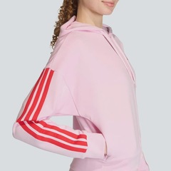Jaqueta adidas 3 Stripes com Capuz Feminina - Foto 7