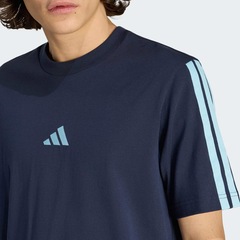 Camiseta adidas 3 Listras SJ Masculina - Foto 5