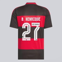 Camisa do Flamengo I 2026 27 B. Henrique adidas Masculino - Foto 1