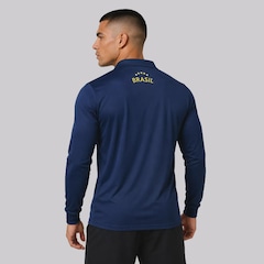 Camisa Brasil Seleça Manga Longa Masculina - Foto 3