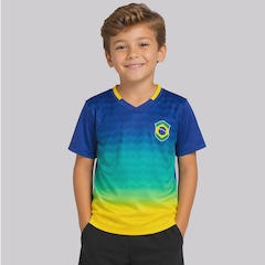 Camisa Brasil Samba Infantil - Foto 1