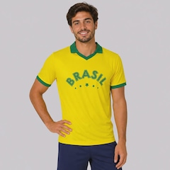 Camisa Brasil Seleça Masculina - Foto 2