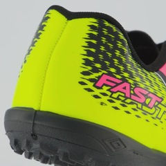 Chuteira de Society Infantil Umbro Fast II - Foto 6
