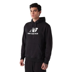 Moletom Masculino New Balance com Capuz Essentials Basic - Foto 1
