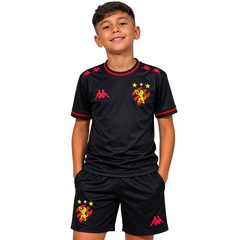 Conjunto Sport Recife Kappa 2026 Supporter - Infantil - Foto 2