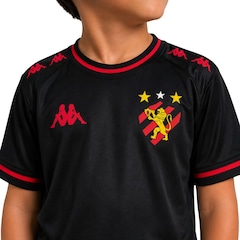 Conjunto Sport Recife Kappa 2026 Supporter - Infantil - Foto 3