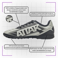 Chuteira Society Adulto Umbro Attak Iii - Foto 8
