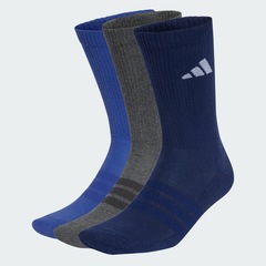 Kt Meias Esportivas Acolchoadas adidas com 3 Pares - Adulto - Foto 2