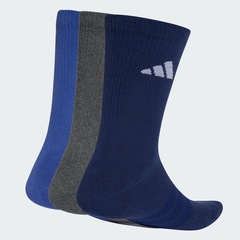 Kt Meias Esportivas Acolchoadas adidas com 3 Pares - Adulto - Foto 4