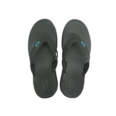 Chinelo Oakley Rest 2.0 Jet Black - Masculino - Foto 1