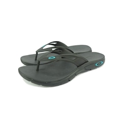Chinelo Oakley Rest 2.0 Jet Black - Masculino - Foto 2