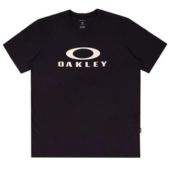Camiseta Oakley O-Bark Jet Black - Masculina - Foto 1