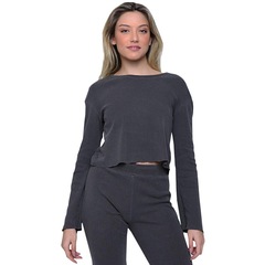 Blusa Rip Curl Cosy Crew - Feminina - Foto 1