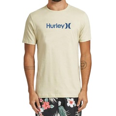 Camiseta Hurley Silk OeO Solid Areia - Masculina - Foto 1