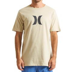 Camiseta Hurley Icon Areia - Masculina - Foto 1