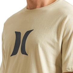 Camiseta Hurley Icon Areia - Masculina - Foto 3