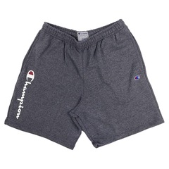 Bermuda Champion Fleece Script Vertical Granite - Masculina - Foto 1