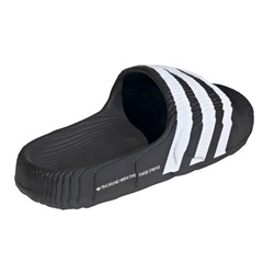 Chinelo Unissex adidas Adilette 22 Black White - Foto 3