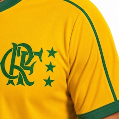 Camisa do Flamengo Zico Edição Brasil Destino Braziline - Masculina - Foto 4