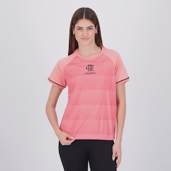 Camisa do Flamengo Frequência 10 De Arrascaeta Rosa - Feminina - Foto 1