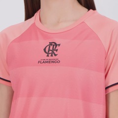 Camisa do Flamengo Frequência 10 De Arrascaeta Rosa - Feminina - Foto 5