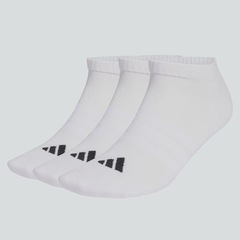 Kit Meia adidas ESS Low - 3 Pares - Foto 1
