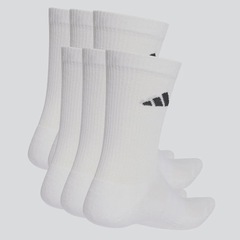 Kit Meia adidas ESS CRW - 6 Pares - Foto 2