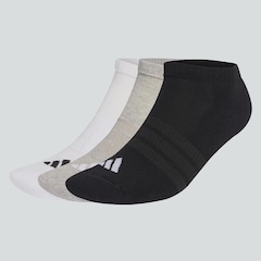 Kit Meia adidas ESS Low - 3 Pares - Foto 1