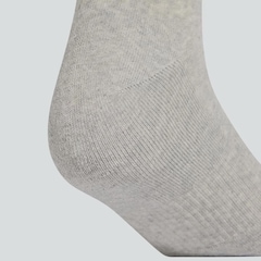 Kit Meia adidas 3 Stripes Mid - 3 Pares - Foto 4