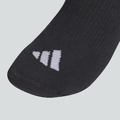 Kit Meia adidas 3 Stripes ESS Mid - 3 Pares - Unissex - Foto 3