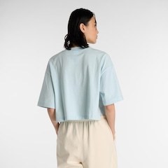 Camiseta Cropped New Balance Small Logo Feminina - Foto 3